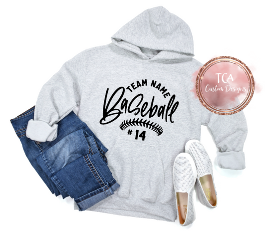 Baseball Sweatshirt (Custom #)